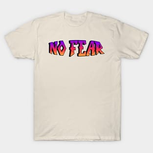 No Fear word letters graffiti style T-Shirt